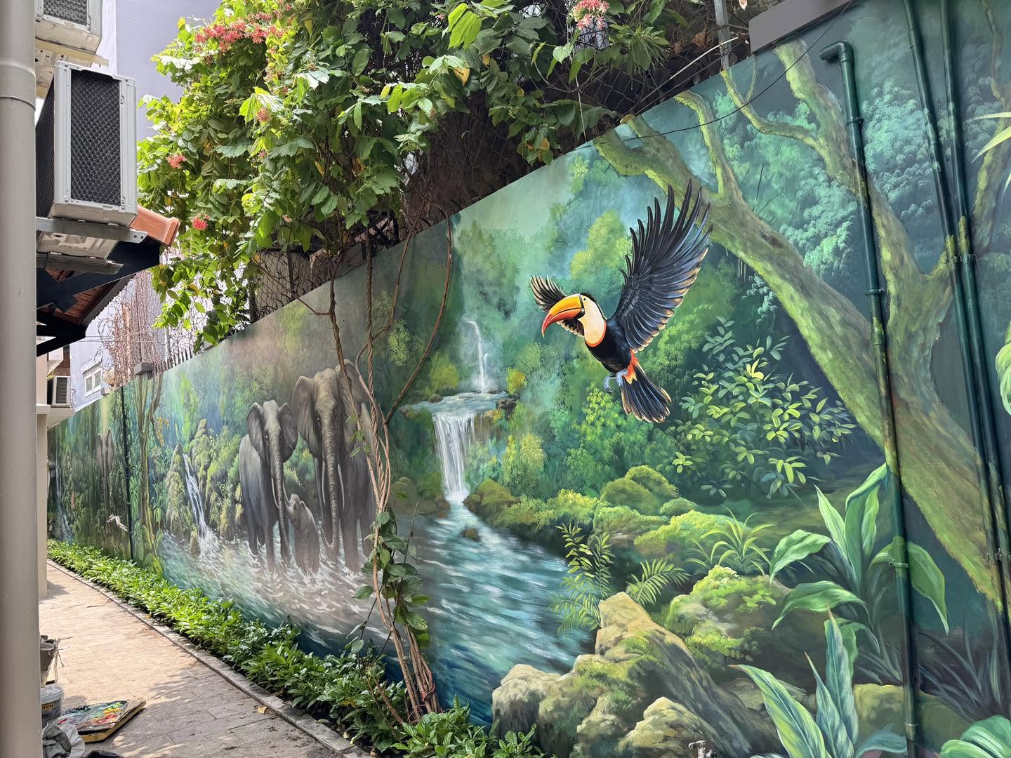 Tropical Rainforest Mural